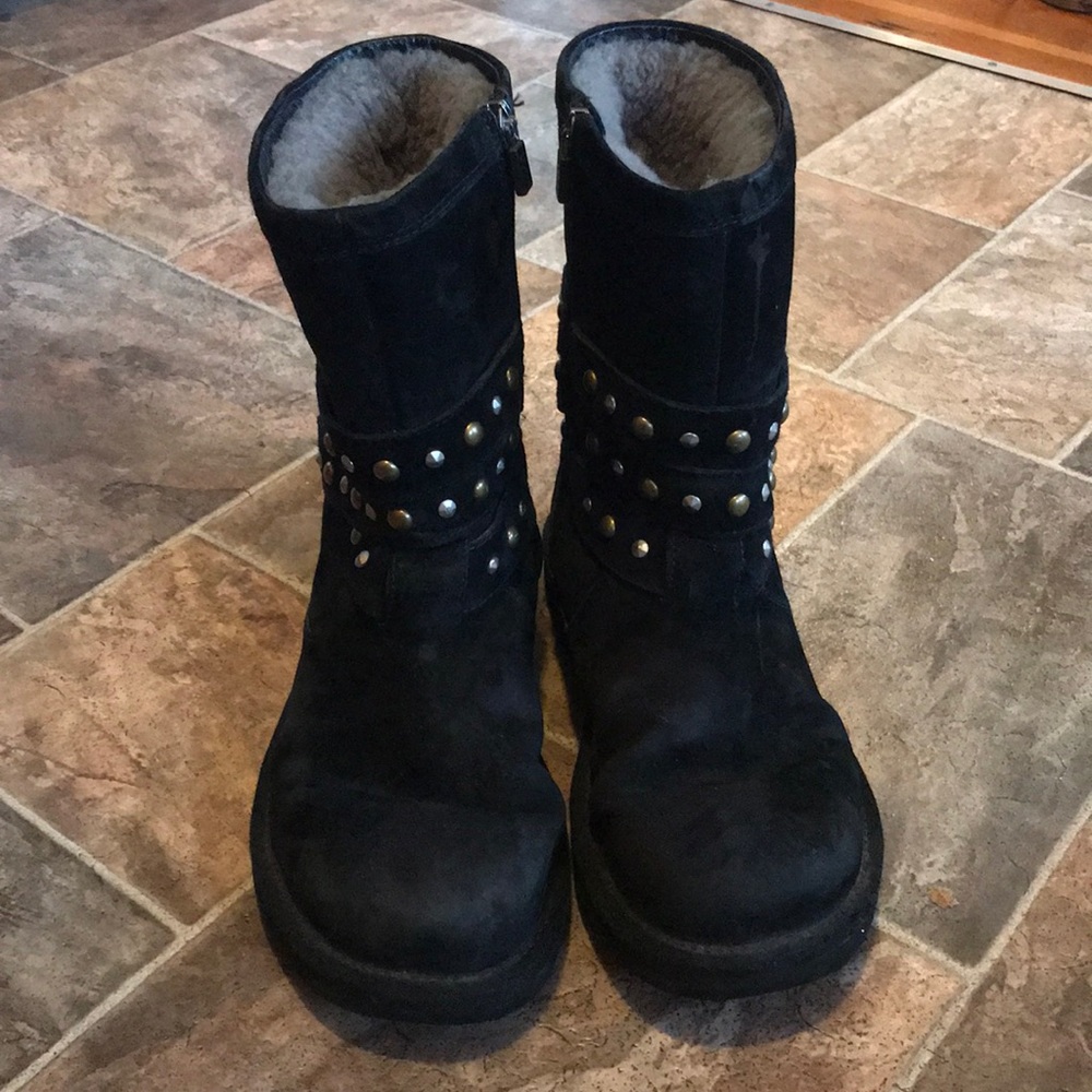 Black Studded Ugg Boots